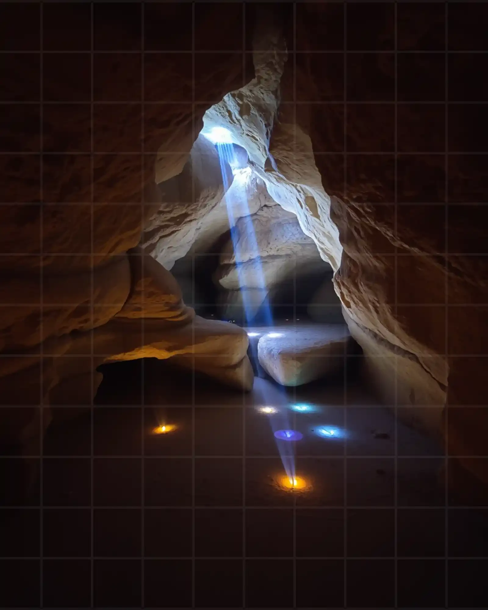 Surrealist interpretation of tehuacán's prehistoric caves 01